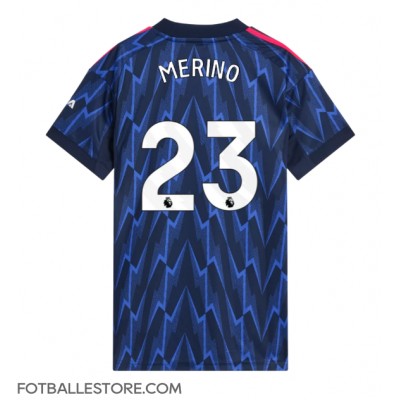 Arsenal Mikel Merino #23 Bortedrakt Dame 2025-26 Kortermet Arsenal Mikel Merino #23 Bortedrakt Dame 2025-26 Kortermet